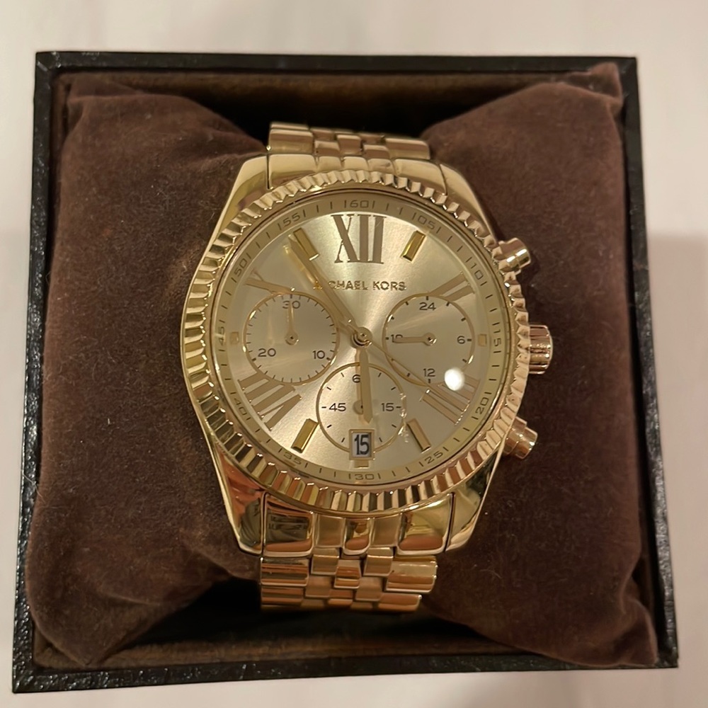 Michael Kors gold watch